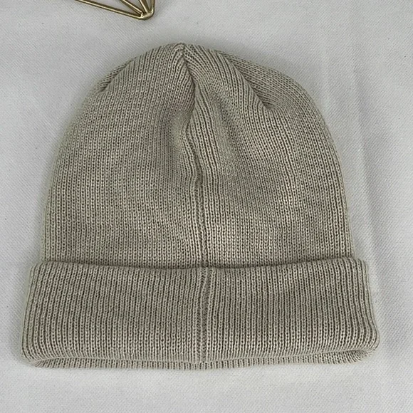 Adidas Tan Embroidered Logo Beanie - Picture 4 of 4